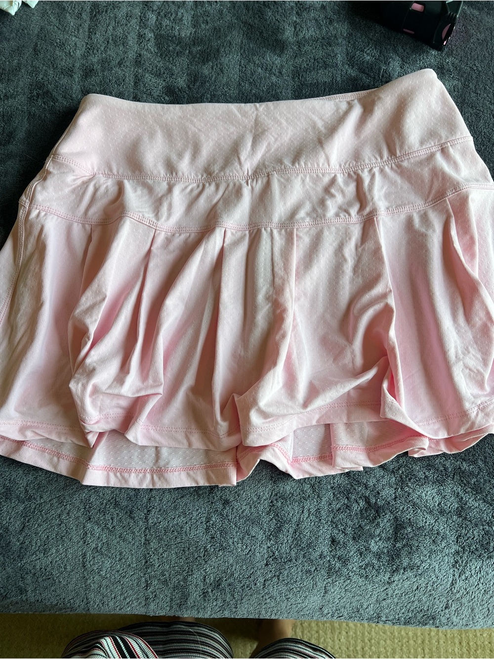 Light Pink Women's Athletic Skort with Built-In Shorts